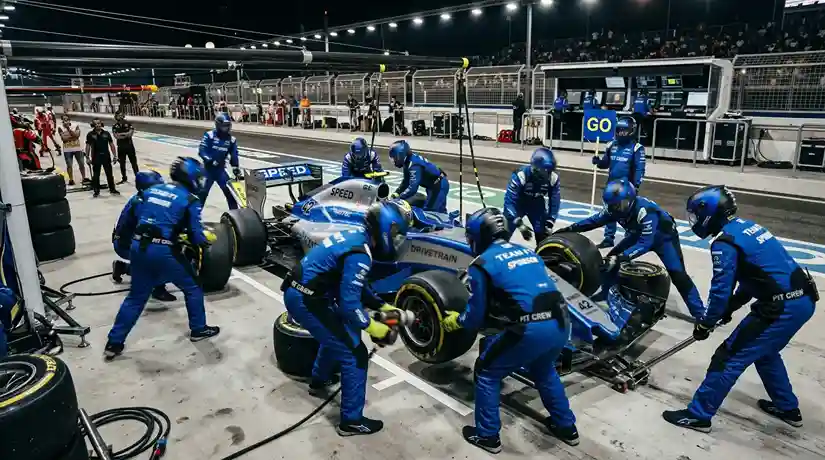 Pit stop w F1 a zakłady – strategia, timing i mikrorynki