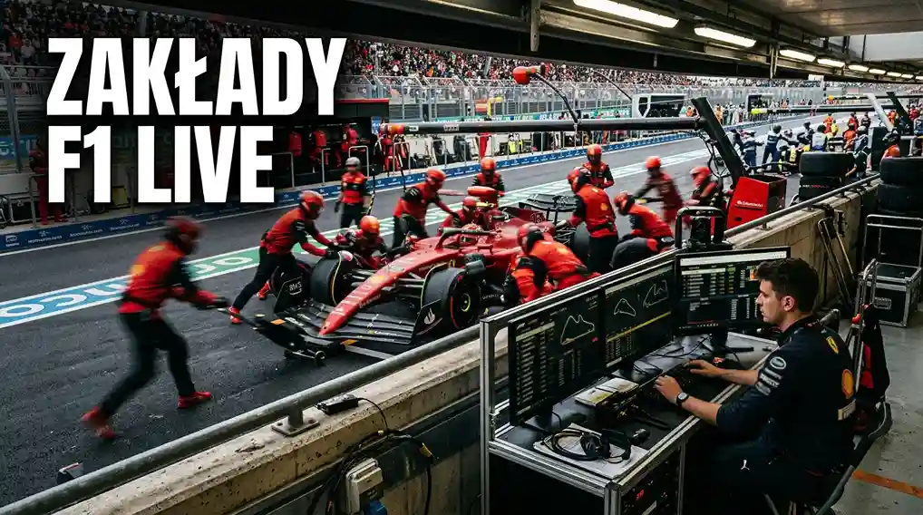 Zakłady F1 live na żywo — strategie i mikrorynki 2026